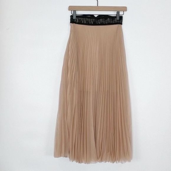 Pleated Midi Skirt - Picture 6 of 14